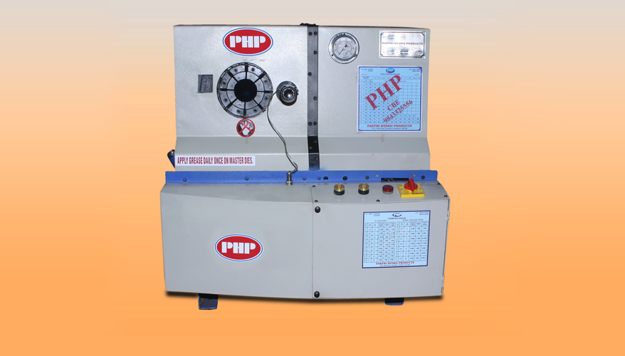 Hose crimping machine